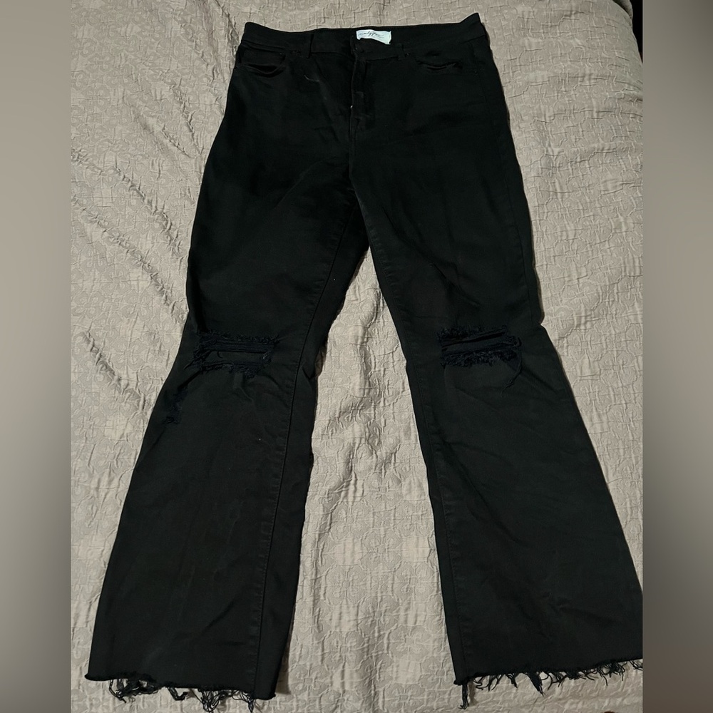 Carly Jean Los Angeles Kate Jeans in Black size 9.